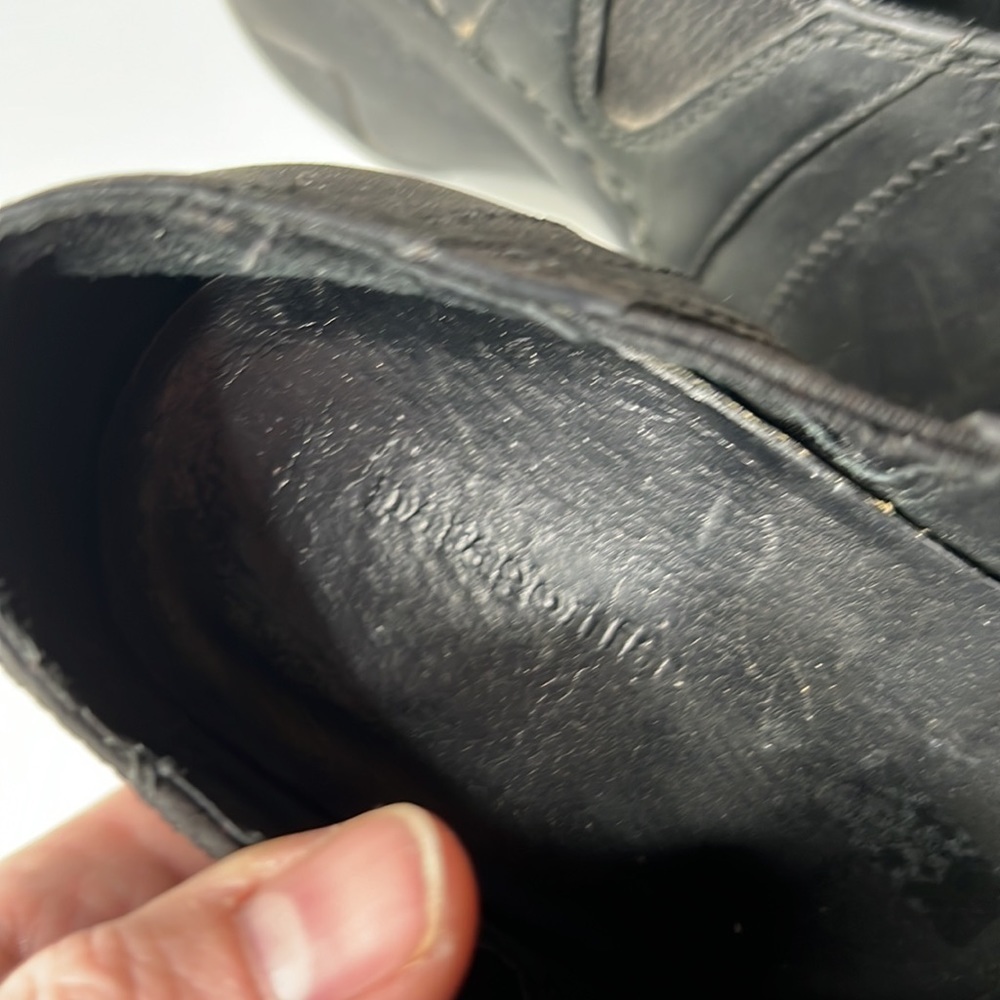 Patagonia Black Oiled Leather Clogs Slip-On Comfort Shoes Women’s Size 7 EU 38 - Picture 6 of 11